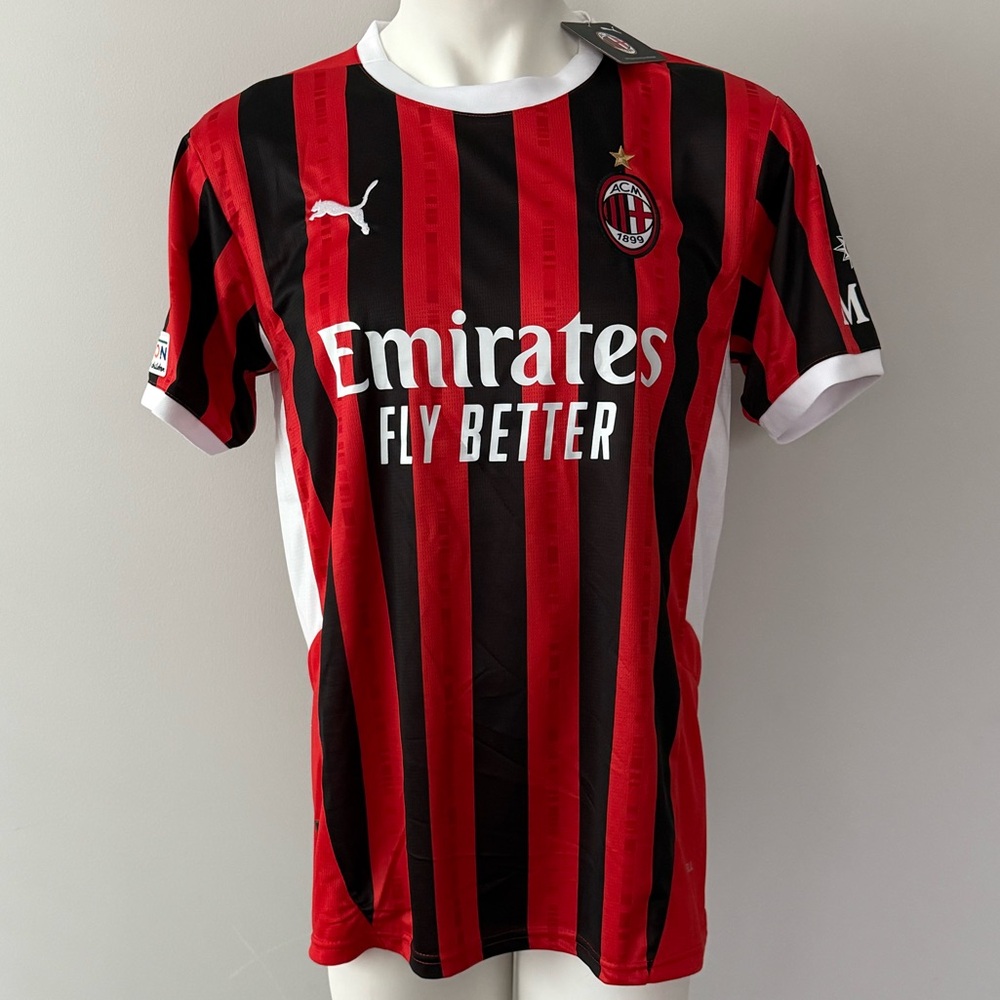 Alvaro Morata AC Milan Champions League New Men’s Puma Home Soccer Jersey